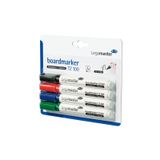 Legamaster Viltstift TZ100 whiteboard rond ass 1.5-3mm 4st