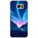 Samsung Étui de protection en silicone compatible avec Galaxy S7 Edge Nightfall