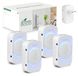 Purificateur d'air à ions négatifs, set de 4 pièces, avec 3 modes LED