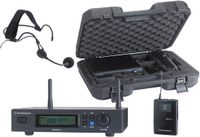 Audiophony PACK-UHF410-Head draadloos systeem headset 823-832 en 863-865 MHz + koffer