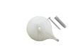 Gardinia Plafondsteun voor aluminium gordijnrail, 2 rails, wit, set van 2 stuks