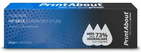 PrintAbout Huismerk HP 981X (L0R09/10/11/12A) Inktcartridge 4-kleuren Voordeelbundel Hoge capaciteit