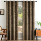 Solidchoice - Rideaux de velours luxueux pour chambre à coucher et salon