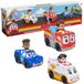 Disney Junior Disney Firebuds Vuur Vriendjes - Set de sauvetage avec camion de pompiers en métal, ambulance et voiture de police