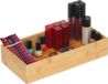 Merkloos Relaxdays bureau organizer - bamboe - 6 x 30 x 15 cm - pennenbak