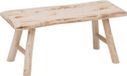 Atmosphera - Houten zitkrukje/bijzet bankje - Hout - L70 x B26 x H31 cm - Lichtbruin