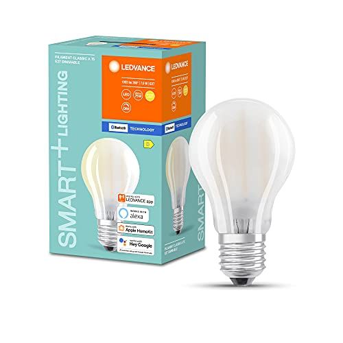 Ledvance Klassieke gloeilampvorm met filament-stijl met Bluetooth-technologie - 7,5 W - Warm Wit - E27 - 4 Pakken