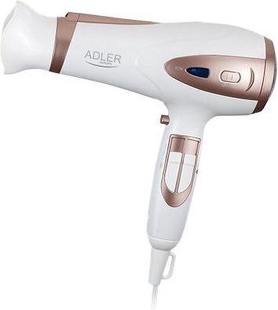 Adler AD 2248 - Haardroger - 2400 Watt - Wit/Brons