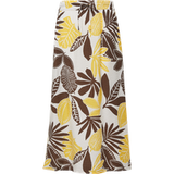 s.Oliver Rok ecru / chocoladebruin / geel