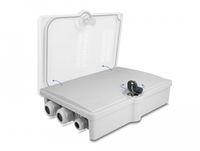 Delock 87900 Glasvezel-splitterbehuizing Grijs