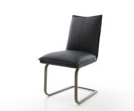 DELIFE Lelio-Flex Sledestoel Zwart Leer