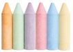 Creative artist stoepkrijt XL set - 6x stuks - L19 cm - mega krijt