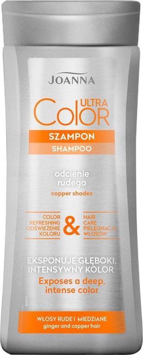 Joanna Ultra Color Shampoo for Red and Copper Hair 200ml