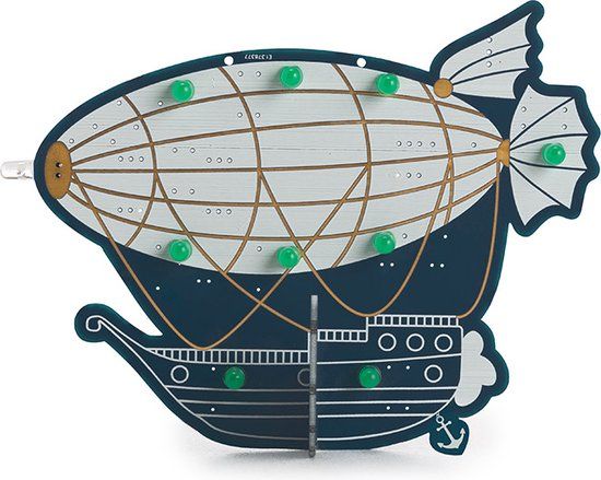 Whadda Educatieve soldeerkit Zeppelin Retrodesign - STEM Speelgoed - 9+ jaar