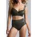 Marlies Dekkers Cache Coeur Algues Vert Soutien-gorge balconnet plongeant 75E