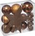Atmosphera Feeric Lights & Christmas Kerstballenset Met Ster - 18 st - Brons En Bruin