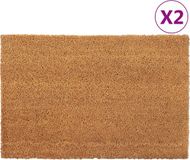 vidaXL Deurmatten 2 stuks 40x60 cm Kokosvezel Naturel