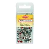 Kleiber 70082 klinknagels, stippen, 6 mm, 100 stuks, rood