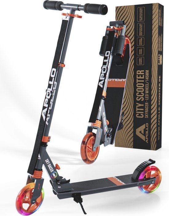 Apollo Skyracer LED City-Step - Oranje - In hoogte verstelbaar