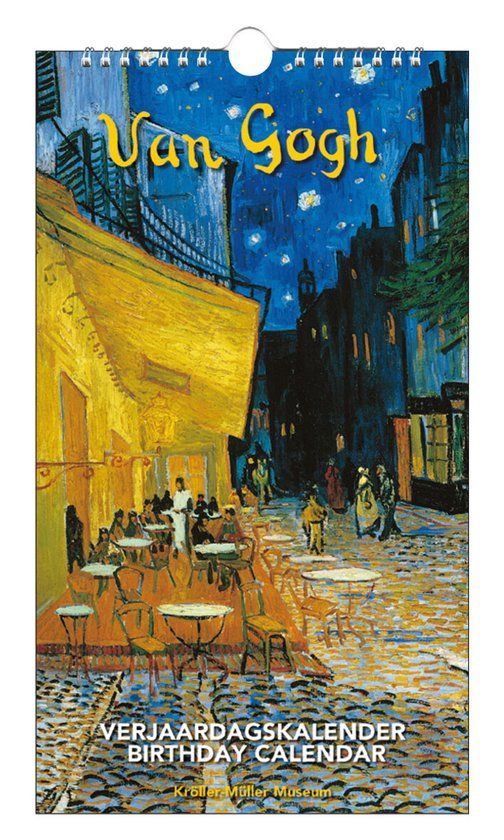 Bekking & Blitz Publishers Bekking & Blitz Verjaardagskalender Van Gogh Kröller-Muller Museum