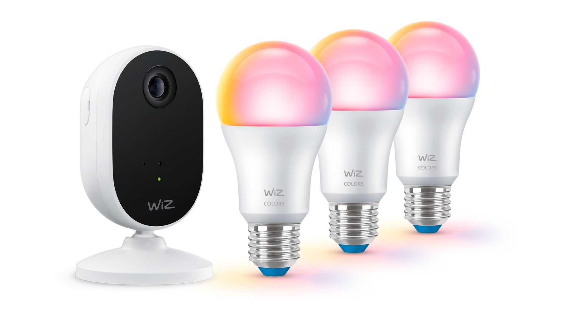 WiZ Home Monitoring-starterkit - Smart Lighting Kit - White - Integrated LED - 806 lm - 8.5 W - 60 W - 3 Bulbs - Voice Control
