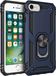 Merkloos / Sans marque Apple iPhone SE (2020/2022) / 8 / 7 Hoesje Kickstand TPU Donker Blauw