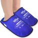 Chaussettes rafraîchissantes - Pantoufles à gel rafraîchissant - 2 pièces - Unisexe - 31 x 14 cm - Refroidisseur de pieds antidérapant pour pieds gonflés et douleurs aux pieds
