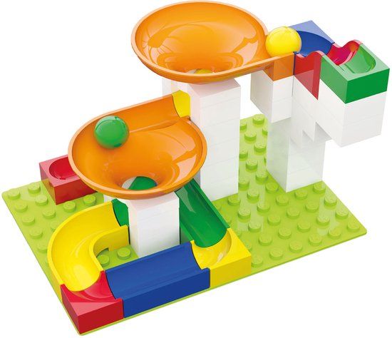 Hubelino Knikkerbaan Twister Uitbreidingset - 44 delig | 4+ jaar