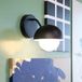 Dyberg Larsen Rose Applique Murale Matt Black