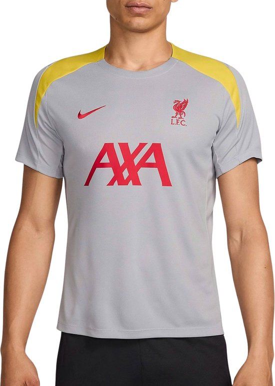 Nike Liverpool FC Strike 3e Shirt Heren - Maat L - Grijs/Rood/Geel