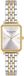 Victoria Hyde London Victoria Hyde Hampton Rechthoekig Dameshorloge Goudkleurig/Zilverkleurig Analoog Quartz 3 ATM