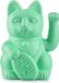 Donkey Products Gelukskat - Lucky Cat - Geluksbrenger - Maneki Neko - Mint Groen