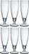 Bormioli Rocco Bierglazen Harmonia - 6x stuks - op voet - 275 ml