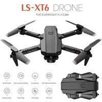 SZSMART Minidrone met 4K HD-camera (Model:XT6 - autonomie: 12 min - zwart)