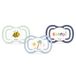 DODIE Anatolische fopspenen, extra fopspeen voor baby's, +18 maanden, roze, 3 stuks