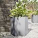 vidaXL Plantenbak zeshoek 46x40x45 cm gegalvaniseerd staal