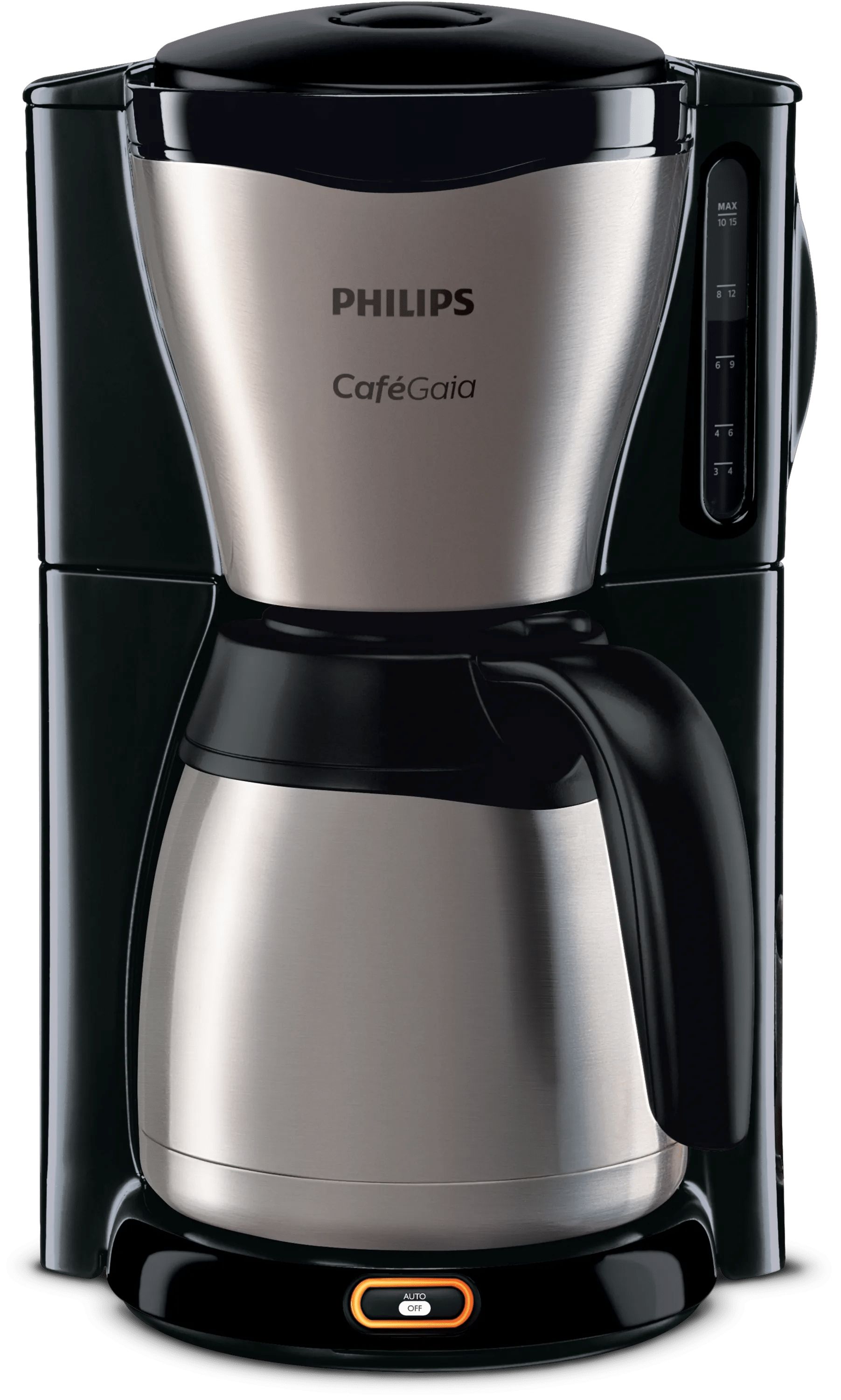 Philips Café Gaia HD7548 - Filter Koffiezetapparaat - Zwart/Metallic
