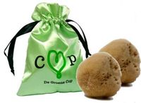 De Groene Cup menstruatiesponsjes - 2 stuks intiemsponsjes - 100% natuurlijke zeespons tampons - geen touwtje