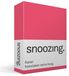 Snoozing Flanel Hoeslaken Extra Hoog - Lits-jumeaux (160x210/220 cm) - Roze