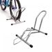 Merkloos / Sans marque Relaxdays Fietsstandaard - Zilver - Metaal - Voor 1 Fiets