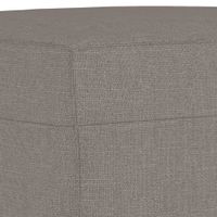 vidaXL Voetenbank 70x55x41 cm stof taupe