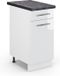 Vicco Fame-Line Keukenonderkast – 40 cm, WB Antraciet Wit Hoogglans