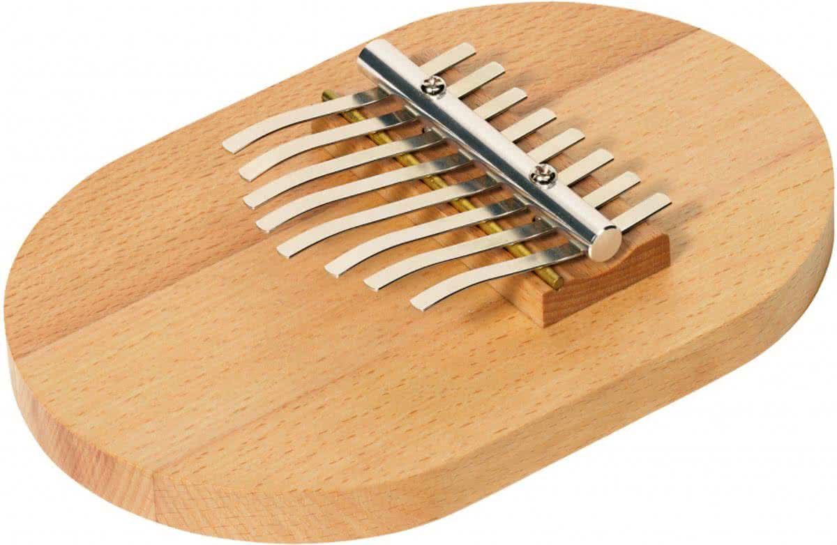 Goki L20cm 8 tonen in metaal hout in doosje 5