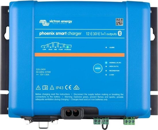 Victron Energy Victron Phoenix Smart lader 24/25 (3) IP43 230V