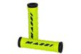 Massi Double Density Fietsgrepen, uniseks, volwassenen, neon/zwart, 125 mm