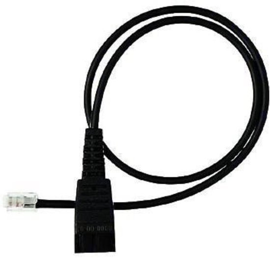 Jabra QD to RJ45 Straight Unbalanced version for GN1900/GN2000 and GN2100