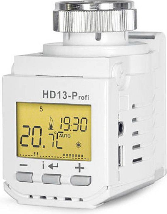 Elektrobock HD13-Profi Radiatorthermostaat - Elektronisch - 3 tot 40 °C - Wit