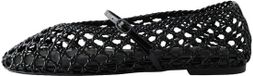Next - Dames - Forever Comfort® geweven Mary-Jane schoenen - Zwart
