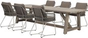AVH-Collectie Taranto Ravello dining tuinset 250x100xH76 cm 7 delig rope acacia