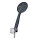 GEDY G-Tendence 07, universele handdouche, 1 straal, flexibel, 150 cm, ABS met chroom/zwarte afwerking, 2 jaar garantie, R&S-design, inclusief zandfilter